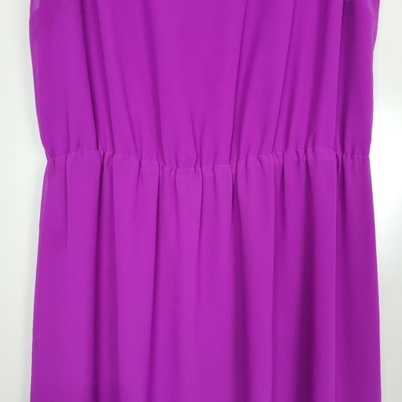Cremieux Purple Sleeveless Bow Maxi Dress Size Medium - Picture 4 of 10